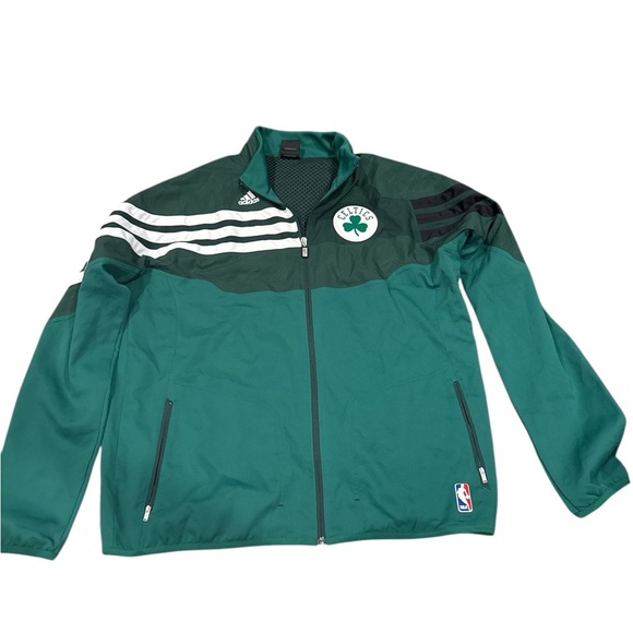adidas Other - Adidas Green and Black Celtics Men's Varsity Jacket